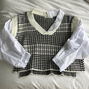 Layered Vest Shirt